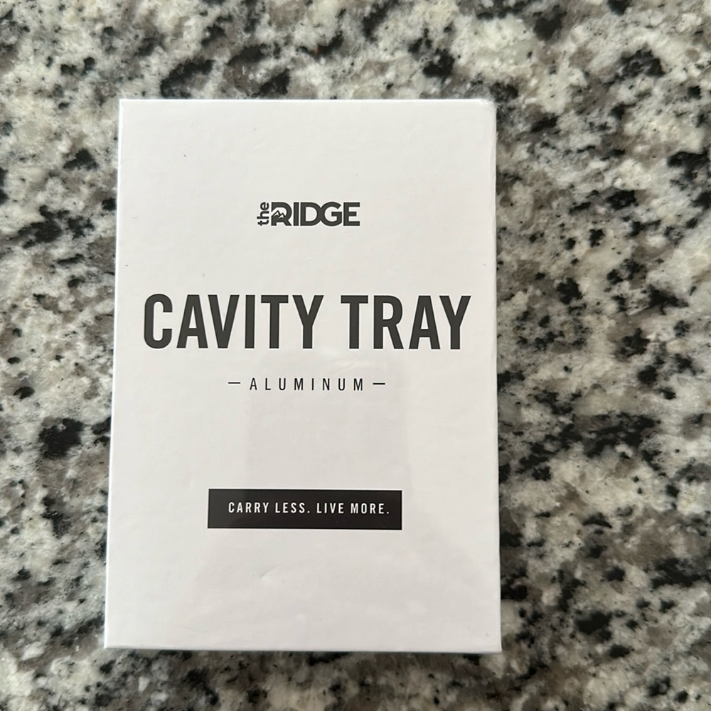 Ridge Aluminum Cavity Tray R139 New/Sealed